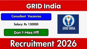 GRID India Consultant Recruitment 2026 - Apply Offline