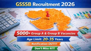 GSSSB CCE Recruitment 2026 Notification OUT - Apply Online Form for 5370 Group A & Group B Posts