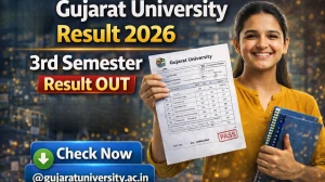 Gujarat University 3rd Sem Result 2026 Out - Check BA, MSc, MA, MCom 3rd Semester Result at gujaratuniversity.ac.in Gujarat University 3rd Sem Result 2026 Out - Check BA, MSc, MA, MCom 3rd Semester Result at gujaratuniversity.ac.in