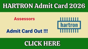 HARTRON Assessors Exam Admit Card 2026 - Download Here HARTRON Assessors Exam Admit Card 2026 - Download Here
