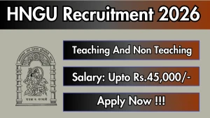 HNGU Recruitment 2026 - Apply Online for 12 Teaching And Non Teaching Posts
