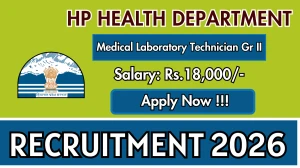 HP Health Department Medical Laboratory Technician Gr II Recruitment 2026 - Apply Offline