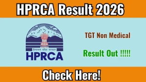 HPRCA TGT Non Medical Result 2026 - Download Scorecard @hprca.hp.gov.in