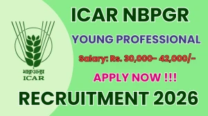 ICAR NBPGR Young Professional Recruitment 2026 – Apply Online for 02 Posts
