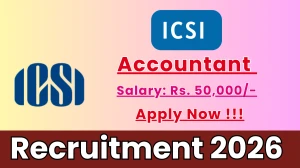 ICSI Accountant Recruitment 2026 – Apply Online
