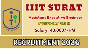 IIIT Surat Assistant Executive Engineer Recruitment 2026