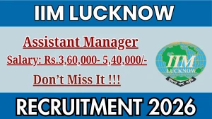 IIM Lucknow Assistant Manager Recruitment 2026 – Apply Online IIM Lucknow Assistant Manager Recruitment 2026 – Apply Online