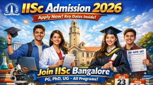 IISc Admission 2026: Complete Guide to UG, PG, and Research Programs