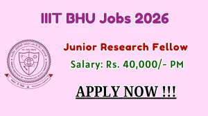 IIT BHU Junior Research Fellow Recruitment 2026 – Apply Online