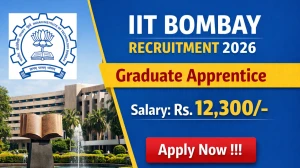 IIT Bombay Graduate Apprentice Recruitment 2026 - Apply Online for 70 Posts
