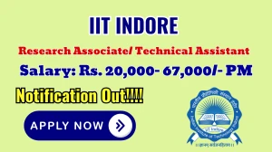 IIT Indore Recruitment 2026 – Apply Online for Research Associate/ Technical Assistant Posts