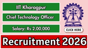 IIT Kharagpur Chief Technology Officer Recruitment 2026 - Apply Online