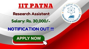 IIT Patna Research Assistant Recruitment 2026 – Apply Online