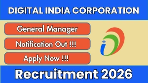 India AI Division Digital India Corporation General Manager Recruitment 2026 - Apply Online