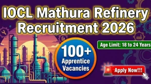 IOCL Mathura Refinery Apprentice Recruitment 2026 - Apply Online for 108 Posts