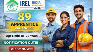 IREL Apprentices Recruitment 2026 - Apply Offline for 89 Posts IREL Apprentices Recruitment 2026 - Apply Offline for 89 Posts