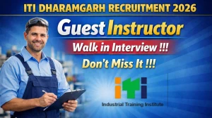 ITI Dharamgarh Guest Instructor Recruitment 2026 – Walk in ITI Dharamgarh Guest Instructor Recruitment 2026 – Walk in