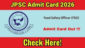 JPSC FSO Interview Call Letter 2026 - Download Here JPSC FSO Interview Call Letter 2026 - Download Here