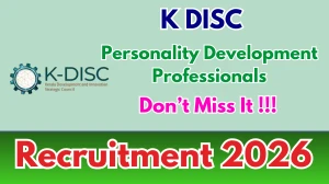 K DISC Personality Development Professionals Recruitment 2026 - Apply Offline K DISC Personality Development Professionals Recruitment 2026 - Apply Offline