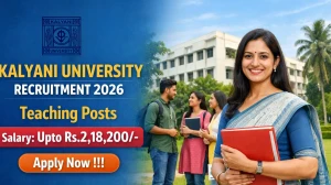 Kalyani University Teaching Recruitment 2026 - Apply Online for 29 Posts