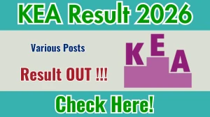 KEA Various Posts Result 2026 - Download Scorecard @karnataka.gov.in