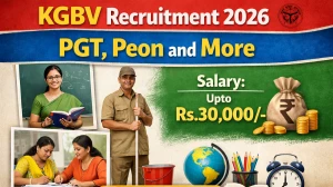 KGBV Recruitment 2026 - Apply Offline for 54 PGT, Peon and More Posts