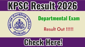 KPSC Departmental Exam Result 2026 - Download Scorecard @kpsc.kar.nic.in