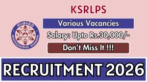 KSRLPS Recruitment 2026 - Apply Online for 22 Block Manager, Office Assistant and More Posts