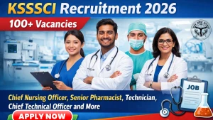 KSSSCI Recruitment 2026 - Apply Offline for 122 Senior Pharmacist,Technician and More Posts KSSSCI Recruitment 2026 - Apply Offline for 122 Senior Pharmacist,Technician and More Posts