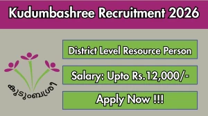 Kudumbashree District Level Resource Person Recruitment 2026 - Apply Offline