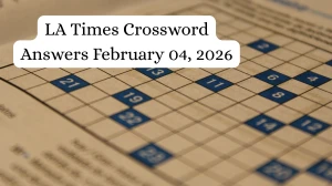 LA Times Crossword Answers 02/04/26