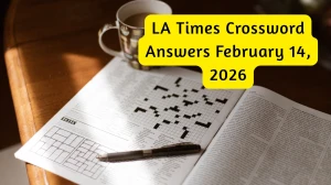 LA Times Crossword Answers 02/14/26