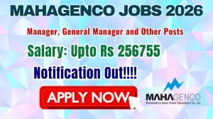 MAHAGENCO Recruitment 2026 - Apply Online for 21 Manager, General Manager and Other Posts