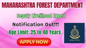 Maharashtra Forest Department Deputy Livelihood Expert Recruitment 2026 - Apply Offline Maharashtra Forest Department Deputy Livelihood Expert Recruitment 2026 - Apply Offline