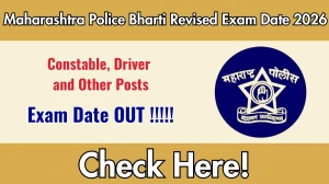 Maharashtra Police Bharti Exam Date 2026 Out at mahapolice.gov.in Check Details Here