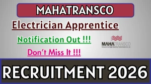 MAHATRANSCO Electrician Apprentice Recruitment 2026 - Apply Offline