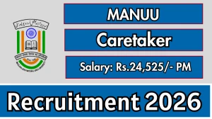 MANUU Caretaker Recruitment 2026 – Walk in