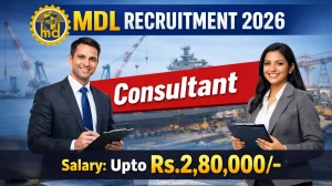 MDL Consultant Recruitment 2026 - Apply Online