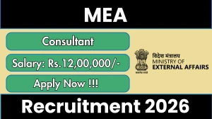 MEA Consultant Recruitment 2026 - Apply Offline for 02 Posts