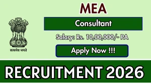 MEA Consultant Recruitment 2026 - Apply Online for 01 Posts