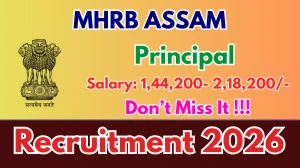 MHRB Assam Principal Recruitment 2026 – Apply Online