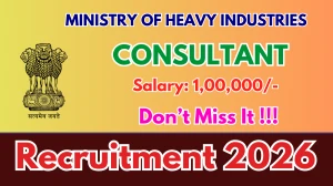 Ministry of Heavy Industries Consultant Recruitment 2026 – Apply Online for 01 Posts Ministry of Heavy Industries Consultant Recruitment 2026 – Apply Online for 01 Posts