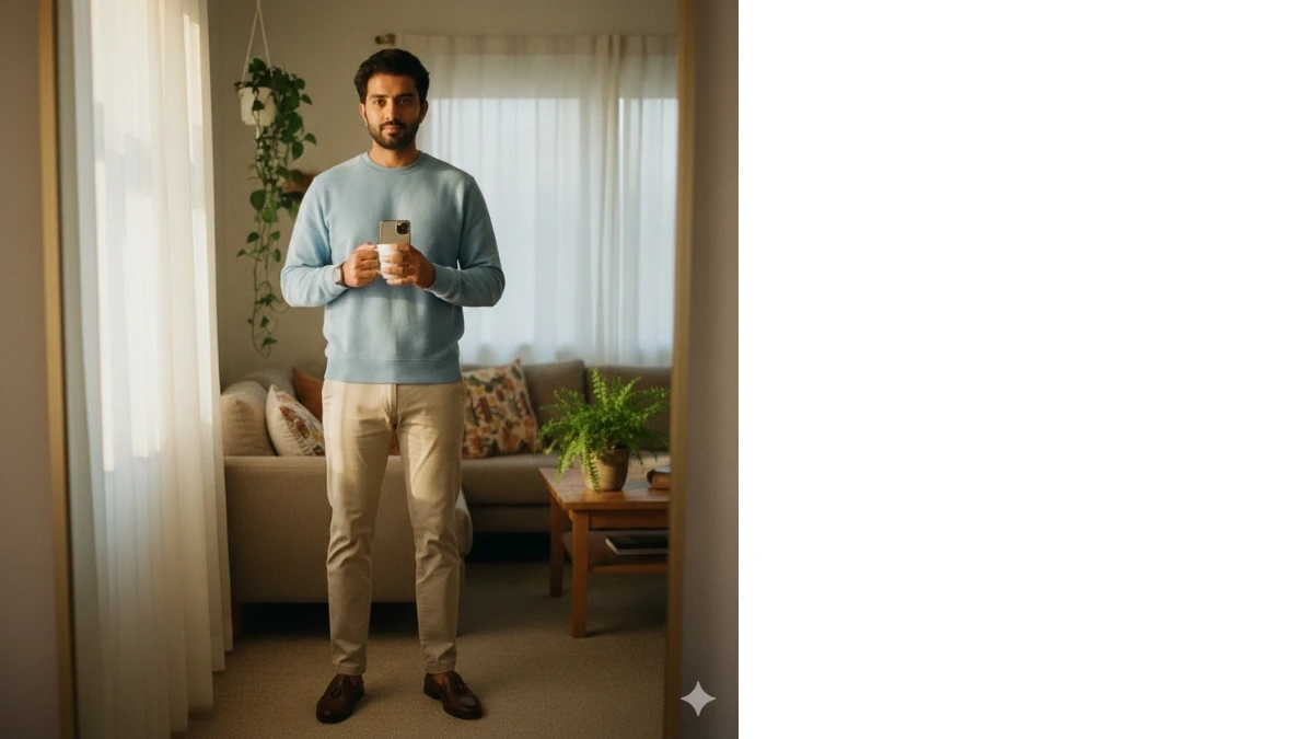 10 Google Gemini AI Mirror Photography Prompts for Aesthetic Mordern 4K HD Portraits