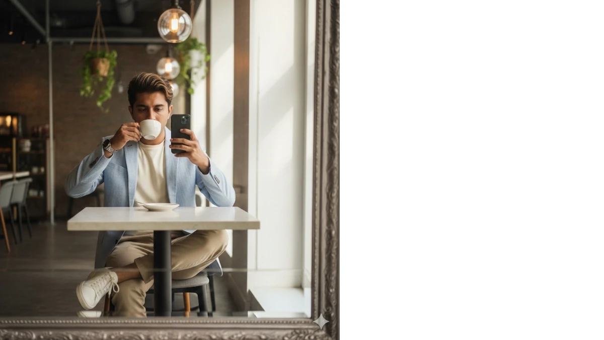 10 Google Gemini AI Mirror Photography Prompts for Aesthetic Mordern 4K HD Portraits