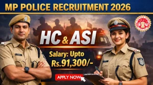 MP Police HC and ASI Recruitment 2026 - Apply Online for 89 Posts