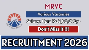 MRVC Recruitment 2026 - Apply Offline for 07 Senior Manager, Project Engineer And More Posts MRVC Recruitment 2026 - Apply Offline for 07 Senior Manager, Project Engineer And More Posts