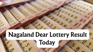 Nagaland Dear Lottery Result Today 09/02/2026 1 PM: Check all Dear Rise Morning Monday Winning Numbers Here