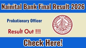 Nainital Bank PO Final Result 2026 - Download Scorecard @nainitalbank.co.in