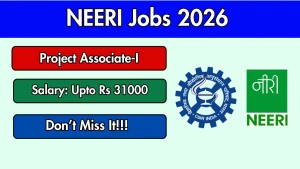 NEERI Project Associate Recruitment 2026 - Apply Online NEERI Project Associate Recruitment 2026 - Apply Online