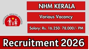 NHM Kerala Recruitment 2026 - Apply Online for DEO, Junior Consultant and More Posts